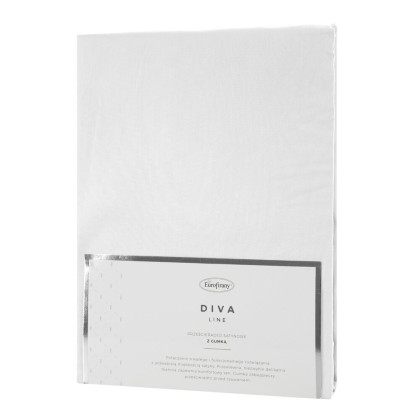 Prestieradlo 100x200 / 35 cm DINA z bavlneného saténu - biele Prestieradlo 100x200 / 35 cm DINA z bavlneného saténu - biele